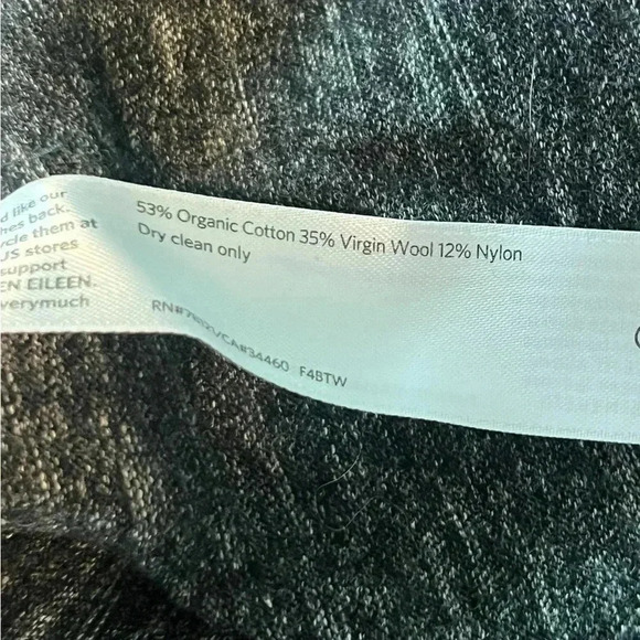 Eileen fisher woolblend skirt size medium grey black - Picture 5 of 5